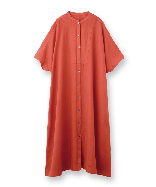 DRESSTERIOR（ドレステリア）の「◆【2WAY】【Marisol5・8月号/Oggi5月号/STORY4月号】ガーメントダイラミーワンピース（ワンピース・レディース・ブラック/ダークオリーブ/オレンジ/ホワイト系・36/38）」の5枚目の写真