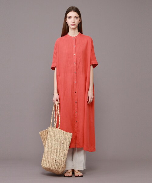 DRESSTERIOR（ドレステリア）の「◆【2WAY】【Marisol5・8月号/Oggi5月号/STORY4月号】ガーメントダイラミーワンピース（ワンピース・レディース・ブラック/ダークオリーブ/オレンジ/ホワイト系・36/38）」の9枚目の写真