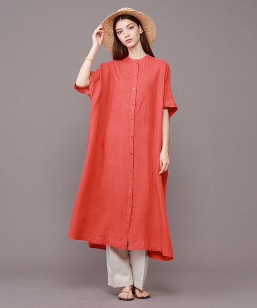 DRESSTERIOR（ドレステリア）の「◆【2WAY】【Marisol5・8月号/Oggi5月号/STORY4月号】ガーメントダイラミーワンピース（ワンピース・レディース・ブラック/ダークオリーブ/オレンジ/ホワイト系・36/38）」の12枚目の写真