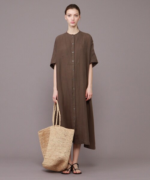 DRESSTERIOR（ドレステリア）の「◆【2WAY】【Marisol5・8月号/Oggi5月号/STORY4月号】ガーメントダイラミーワンピース（ワンピース・レディース・ブラック/ダークオリーブ/オレンジ/ホワイト系・36/38）」の14枚目の写真