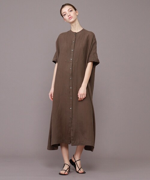 DRESSTERIOR（ドレステリア）の「◆【2WAY】【Marisol5・8月号/Oggi5月号/STORY4月号】ガーメントダイラミーワンピース（ワンピース・レディース・ブラック/ダークオリーブ/オレンジ/ホワイト系・36/38）」の7枚目の写真