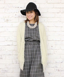 mystic | フェザーヤーンVカーディガン(カーディガン/ボレロ)