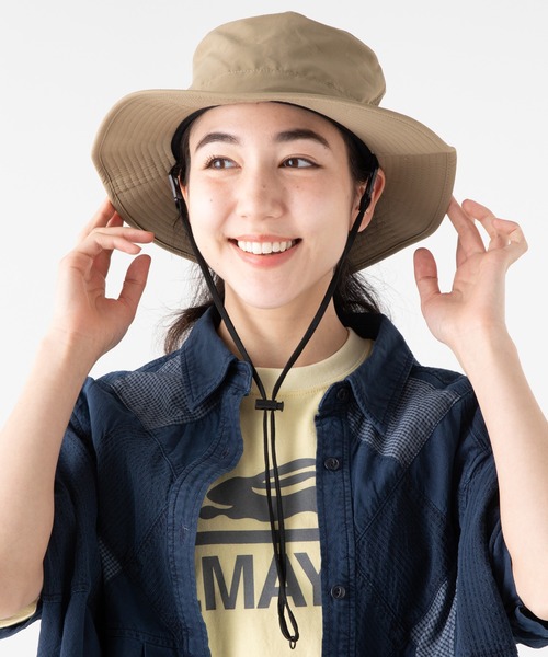 KRIFF MAYER（クリフメイヤー）の「KMアドベンチャーハット（ハット・メンズ・ブラック/ダークグリーン/ベージュ・FREE）」の3枚目の写真