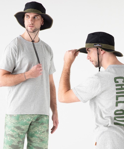 KRIFF MAYER（クリフメイヤー）の「KMアドベンチャーハット（ハット・メンズ・ブラック/ダークグリーン/ベージュ・FREE）」の8枚目の写真