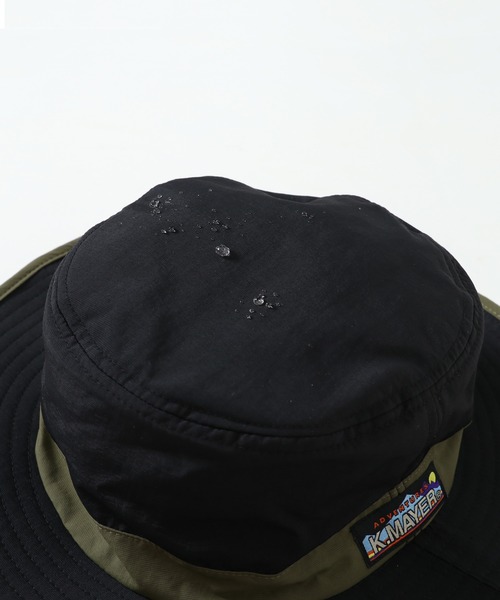 KRIFF MAYER（クリフメイヤー）の「KMアドベンチャーハット（ハット・メンズ・ブラック/ダークグリーン/ベージュ・FREE）」の12枚目の写真