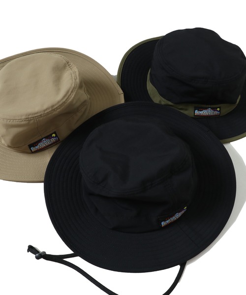 KRIFF MAYER(クリフメイヤー)の「KMアドベンチャーハット(ハット・メンズ・ブラック/ダークグリーン/ベージュ・FREE)」の13枚目の写真