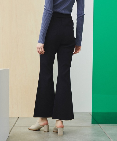 UNITED TOKYO（ユナイテッドトウキョウ）の「スリムニットパンツ（その他パンツ・レディース・グリーン/ブラック/ブラウン・2/1）」の7枚目の写真