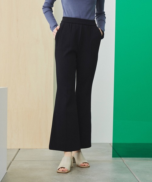 UNITED TOKYO（ユナイテッドトウキョウ）の「スリムニットパンツ（その他パンツ・レディース・グリーン/ブラック/ブラウン・2/1）」の6枚目の写真