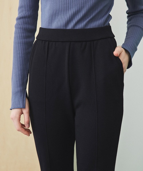 UNITED TOKYO（ユナイテッドトウキョウ）の「スリムニットパンツ（その他パンツ・レディース・グリーン/ブラック/ブラウン・2/1）」の14枚目の写真