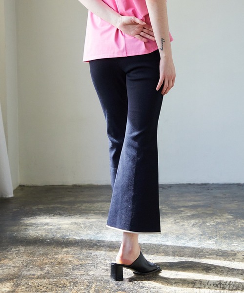 UNITED TOKYO（ユナイテッドトウキョウ）の「スリムニットパンツ（その他パンツ・レディース・グリーン/ブラック/ブラウン・2/1）」の21枚目の写真