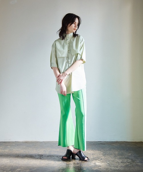 UNITED TOKYO（ユナイテッドトウキョウ）の「スリムニットパンツ（その他パンツ・レディース・グリーン/ブラック/ブラウン・2/1）」の17枚目の写真