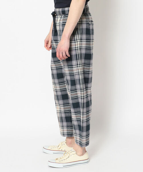 MANASTASH（マナスタッシュ）の「MANASTASH/マナスタッシュ　INDIAN CHECK PANTS インディアンチェックパンツ（その他パンツ・メンズ・ベージュ/ネイビー・LARGE/MEDIUM/X-LARGE）」の3枚目の写真