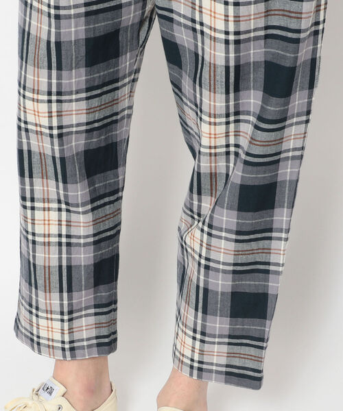 MANASTASH（マナスタッシュ）の「MANASTASH/マナスタッシュ　INDIAN CHECK PANTS インディアンチェックパンツ（その他パンツ・メンズ・ベージュ/ネイビー・LARGE/MEDIUM/X-LARGE）」の9枚目の写真