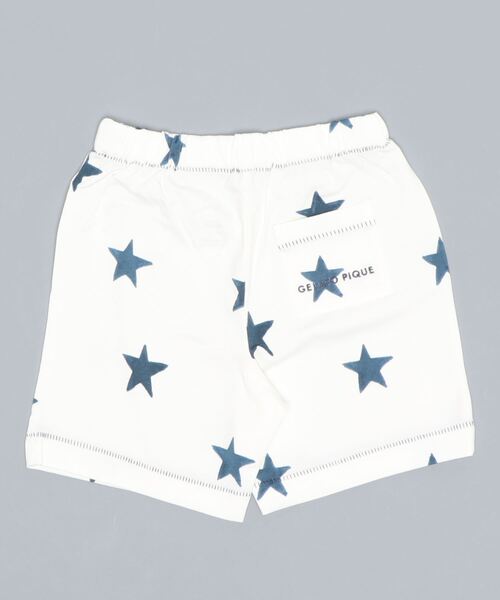 gelato pique（ジェラートピケ）の「【KIDS】スターモチーフ kids ハーフパンツ（その他パンツ・キッズ・ネイビー・SMALL/MEDIUM/X-SMALL/XX-SMALL）」の2枚目の写真