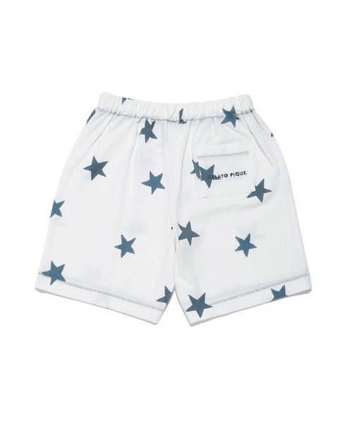 gelato pique（ジェラートピケ）の「【KIDS】スターモチーフ kids ハーフパンツ（その他パンツ・キッズ・ネイビー・SMALL/MEDIUM/X-SMALL/XX-SMALL）」の4枚目の写真