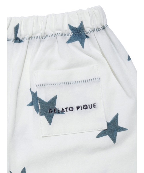 gelato pique（ジェラートピケ）の「【KIDS】スターモチーフ kids ハーフパンツ（その他パンツ・キッズ・ネイビー・SMALL/MEDIUM/X-SMALL/XX-SMALL）」の6枚目の写真