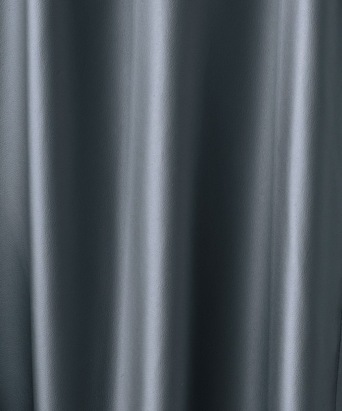 epnok（エプノック）の「シンセティックレザールーズシャツ（シャツ/ブラウス・メンズ・ブラック・MEDIUM/SMALL/LARGE）」の9枚目の写真