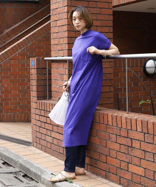 セール Web限定 Sheltech シェルテック 高機能素材 モックネックロングワンピース ひんやり冷感 Uv素材ワンピ ワンピース Freak S Store フリークスストア のファッション通販 Zozotown