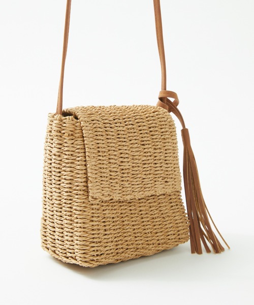 Rewde（ルゥデ）の「スクエアフラップショルダーバッグ（1R18-KB04）（ショルダーバッグ・レディース・オレンジ/グレー/ベージュ/カーキ・FREE）」の7枚目の写真