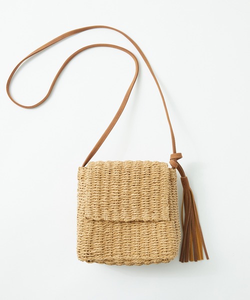 Rewde（ルゥデ）の「スクエアフラップショルダーバッグ（1R18-KB04）（ショルダーバッグ・レディース・オレンジ/グレー/ベージュ/カーキ・FREE）」の12枚目の写真