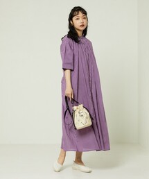 FREAK'S STORE | 5分袖シャツワンピース(シャツワンピース)