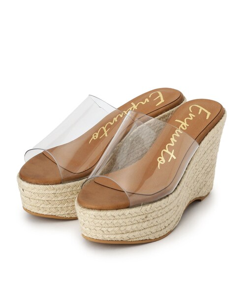 En Punto（エンプント）の「ハイウエッジプラットフォームサンダル（サンダル・レディース・ブロンズ/アイボリー/ホワイト系その他7・M/LL/L/S）」の2枚目の写真