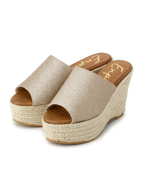 En Punto（エンプント）の「ハイウエッジプラットフォームサンダル（サンダル・レディース・ブロンズ/アイボリー/ホワイト系その他7・M/LL/L/S）」の4枚目の写真