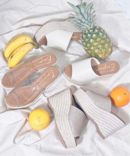 En Punto（エンプント）の「ハイウエッジプラットフォームサンダル（サンダル・レディース・ブロンズ/アイボリー/ホワイト系その他7・M/LL/L/S）」の7枚目の写真