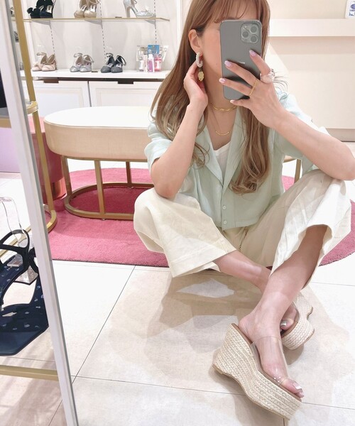 En Punto（エンプント）の「ハイウエッジプラットフォームサンダル（サンダル・レディース・ブロンズ/アイボリー/ホワイト系その他7・M/LL/L/S）」の11枚目の写真