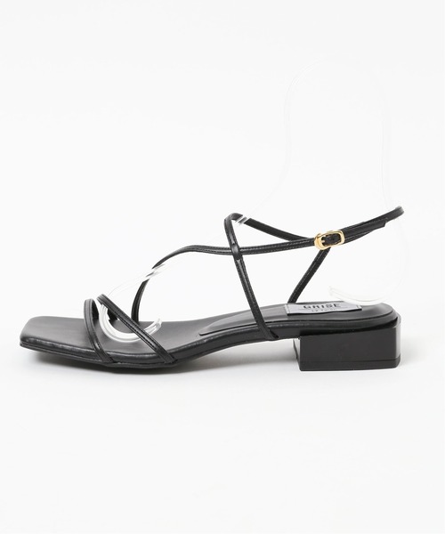 LE TALON(ルタロン)の「GRISE 2.5cmアシメストラップサンダル◆(サンダル・レディース・ホワイト/ベージュ/イエロー/ブラック系その他・SMALL/MEDIUM/LARGE/X-LARGE)」の22枚目の写真