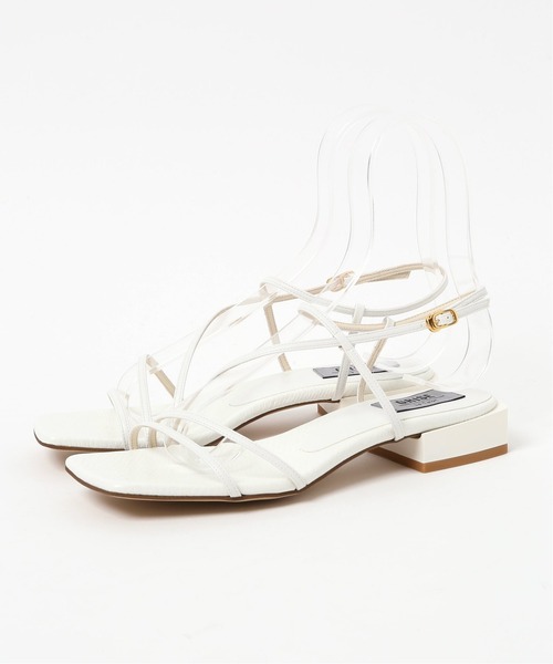 LE TALON(ルタロン)の「GRISE 2.5cmアシメストラップサンダル◆(サンダル・レディース・ホワイト/ベージュ/イエロー/ブラック系その他・SMALL/MEDIUM/LARGE/X-LARGE)」の14枚目の写真