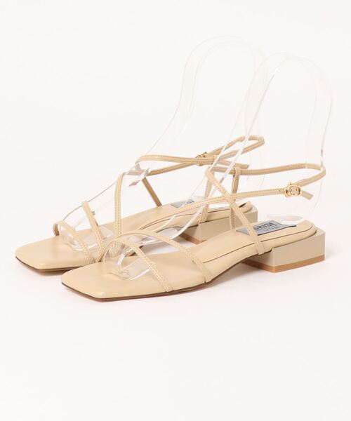 LE TALON(ルタロン)の「GRISE 2.5cmアシメストラップサンダル◆(サンダル・レディース・ホワイト/ベージュ/イエロー/ブラック系その他・SMALL/MEDIUM/LARGE/X-LARGE)」の8枚目の写真