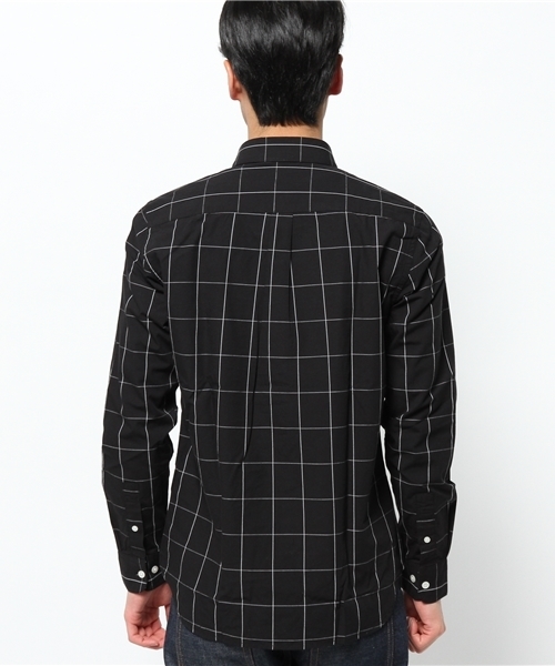 WEGO(ウィゴー)の「WEGO/ウィンドウペンチェックシャツ(シャツ/ブラウス・メンズ・ブラック/ネイビー・LARGE/MEDIUM)」の6枚目の写真