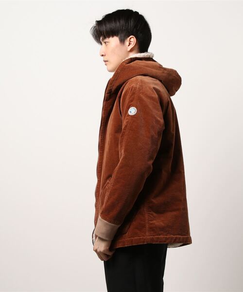 YANUK(ヤヌーク)の「Boa Hoodie/ボアフーディ(パーカー・メンズ・ブラウン・M/L)」の2枚目の写真