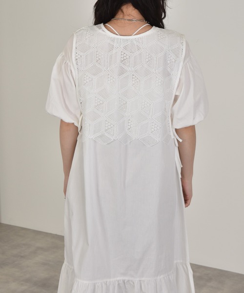 ARCHIVIO 半袖ワンピース　オフホワイト♡サイズ40♡ ARCHIVIO 半袖ワンピース オフホワイト♡サイズ40♡ ARCHIVIO