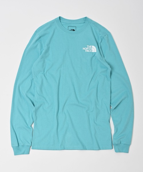 THE NORTH FACE（ザノースフェイス）の「THE NORTH FACE (ザ・ノース フェイス) THROBACK 長袖Tシャツ（Tシャツ/カットソー・レディース・ライトブルー・S）」の4枚目の写真