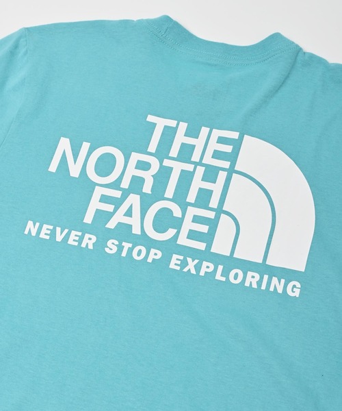 THE NORTH FACE（ザノースフェイス）の「THE NORTH FACE (ザ・ノース フェイス) THROBACK 長袖Tシャツ（Tシャツ/カットソー・レディース・ライトブルー・S）」の8枚目の写真
