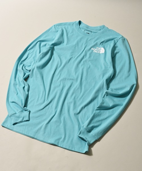 THE NORTH FACE（ザノースフェイス）の「THE NORTH FACE (ザ・ノース フェイス) THROBACK 長袖Tシャツ（Tシャツ/カットソー・レディース・ライトブルー・S）」の16枚目の写真