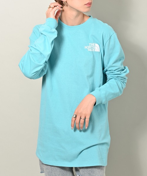 THE NORTH FACE（ザノースフェイス）の「THE NORTH FACE (ザ・ノース フェイス) THROBACK 長袖Tシャツ（Tシャツ/カットソー・レディース・ライトブルー・S）」の17枚目の写真