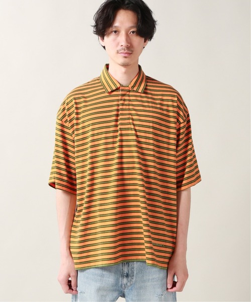 JOURNAL STANDARD（ジャーナルスタンダード）の「【Are you happy?】MULTI BORDER ポロシャツ（ポロシャツ・メンズ・タン/ブルー系その他/シャーベット・MEDIUM/LARGE）」の16枚目の写真