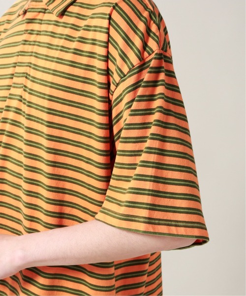 JOURNAL STANDARD（ジャーナルスタンダード）の「【Are you happy?】MULTI BORDER ポロシャツ（ポロシャツ・メンズ・タン/ブルー系その他/シャーベット・MEDIUM/LARGE）」の18枚目の写真