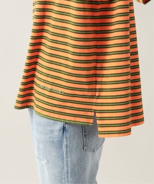 JOURNAL STANDARD（ジャーナルスタンダード）の「【Are you happy?】MULTI BORDER ポロシャツ（ポロシャツ・メンズ・タン/ブルー系その他/シャーベット・MEDIUM/LARGE）」の17枚目の写真