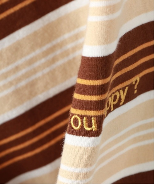 JOURNAL STANDARD（ジャーナルスタンダード）の「【Are you happy?】MULTI BORDER ポロシャツ（ポロシャツ・メンズ・タン/ブルー系その他/シャーベット・MEDIUM/LARGE）」の15枚目の写真