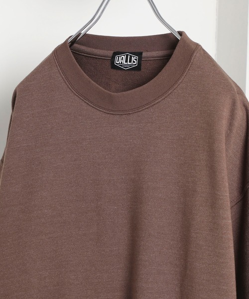 VALLIS by FACTOTUM（ヴァリスバイファクトタム）の「STUDIOUS別注 ビッグシルエットハーフスリーブスウェット（スウェット・メンズ・ブラック/ブラウン/ネイビー/ダークグレー・LARGE/MEDIUM/SMALL）」の21枚目の写真