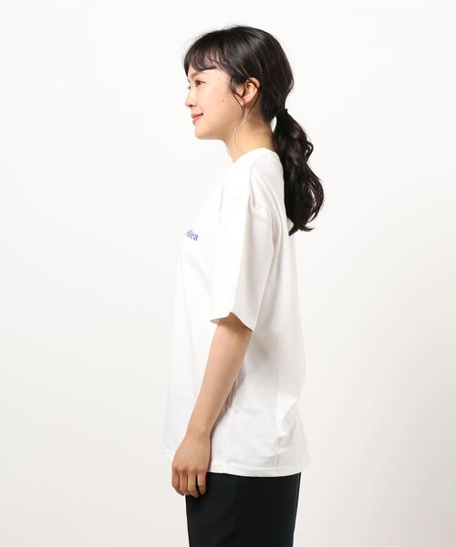 flower（フラワー）の「メディアプリントTシャツ（Tシャツ/カットソー・レディース・ホワイト/イエロー・FREE）」の4枚目の写真