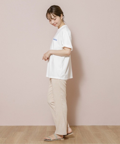 flower（フラワー）の「メディアプリントTシャツ（Tシャツ/カットソー・レディース・ホワイト/イエロー・FREE）」の17枚目の写真