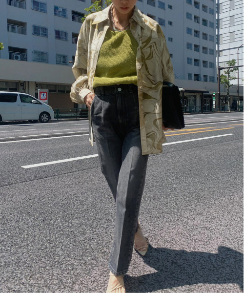 Ameri（アメリ）の「MEDI MANON SHIRT（シャツ/ブラウス・レディース・イエロー/ホワイト/コーラルピンク・FREE）」の14枚目の写真