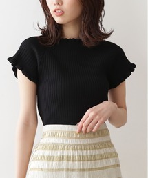 FREE'S MART | ◇2Wayオフショルフリルリブ半袖ニット(ニット/セーター)
