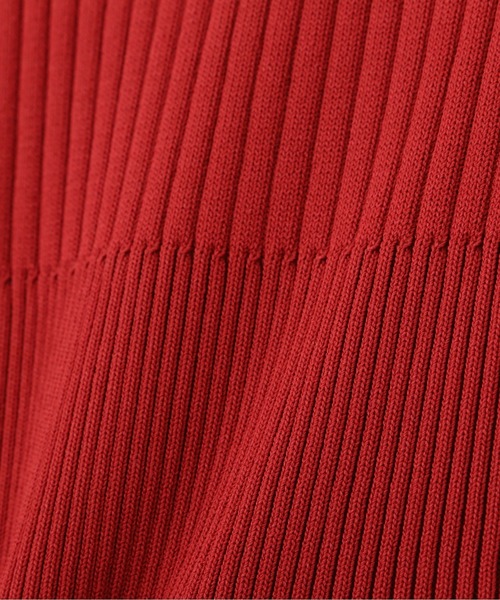 FREE'S MART（フリーズマート）の「◇2Wayオフショルフリルリブ半袖ニット（ニット/セーター・レディース・ホワイト/レッド/ベージュ/ブラック・FREE）」の12枚目の写真