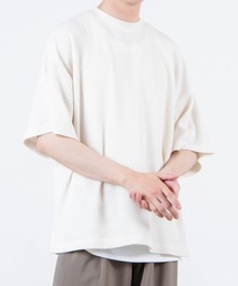 WEGO（ウィゴー）の「WEGO/アンサンブル ヘビーワッフルビックシルエット5分袖Tシャツ（アンサンブル・メンズ）」